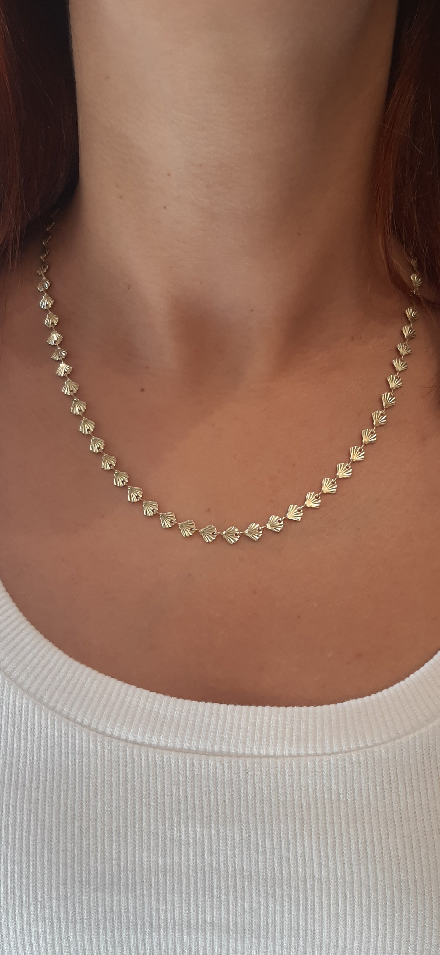BJ - Collana conchiglie - brass