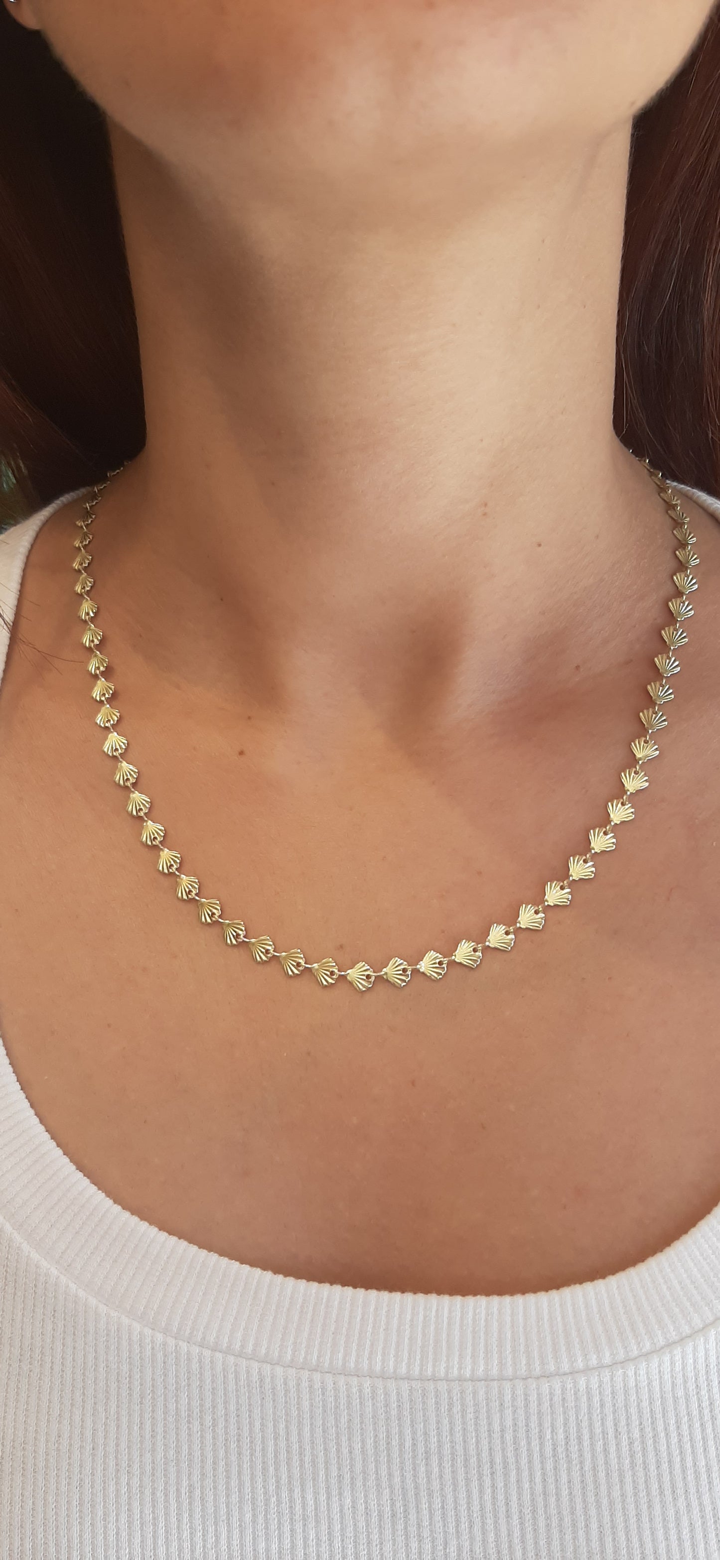 BJ - Collana conchiglie - brass