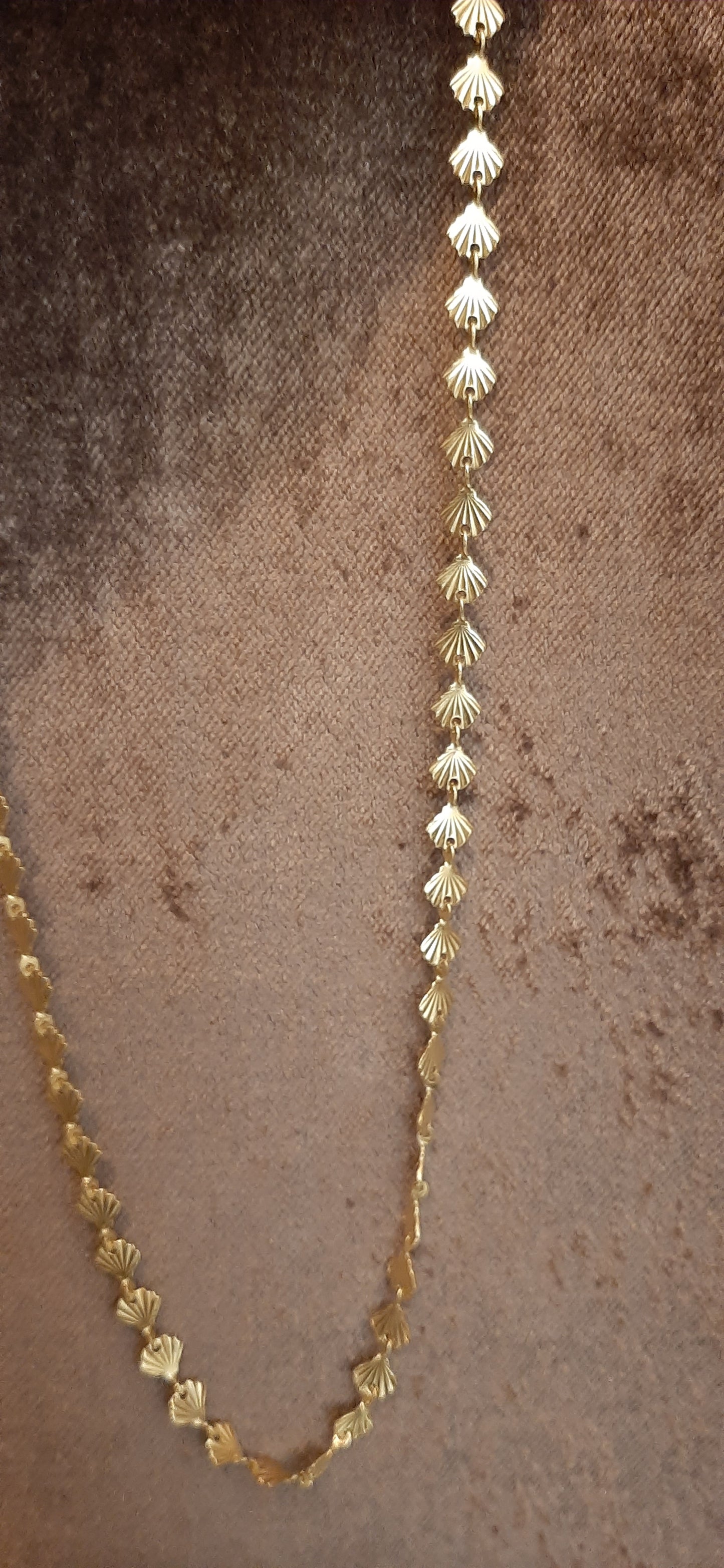 BJ - Collana conchiglie - brass