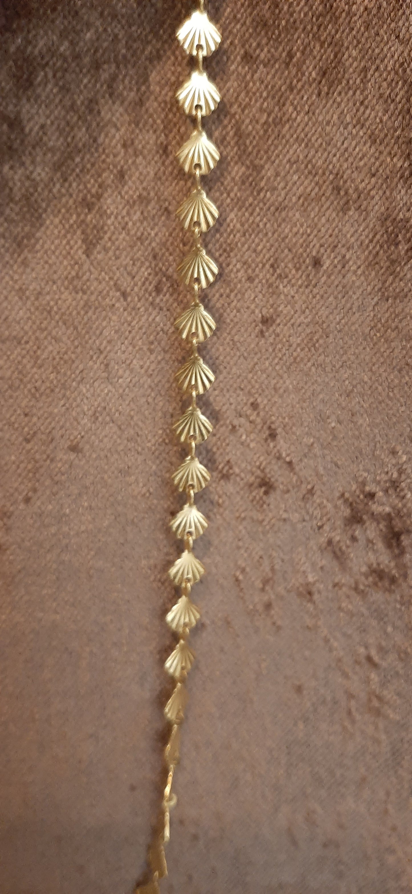 BJ - Collana conchiglie - brass