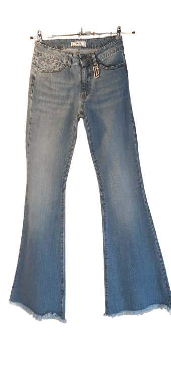 JJ - Jeans a zampa sfrangiato - denim PJ100