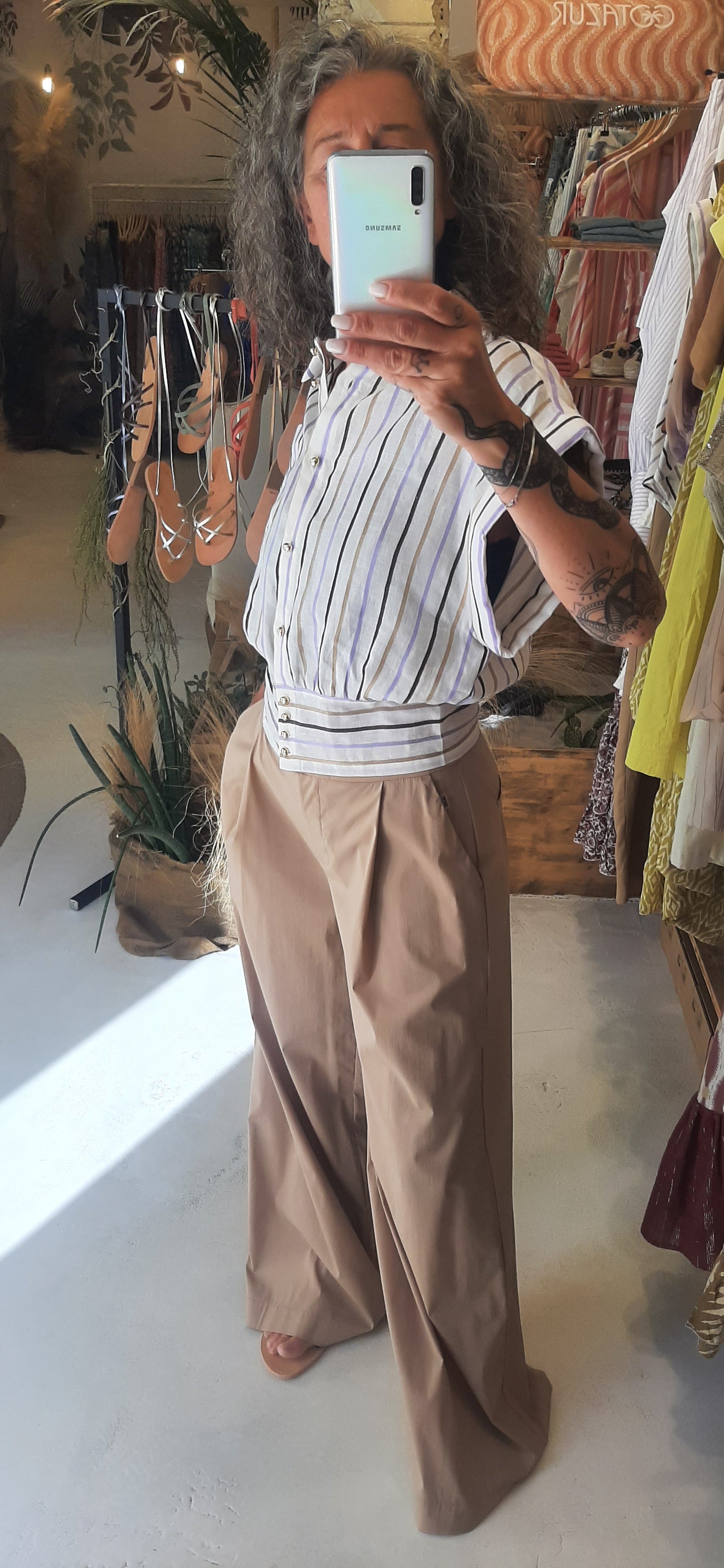 JJ - Camicia con bottoni stripes - CA182