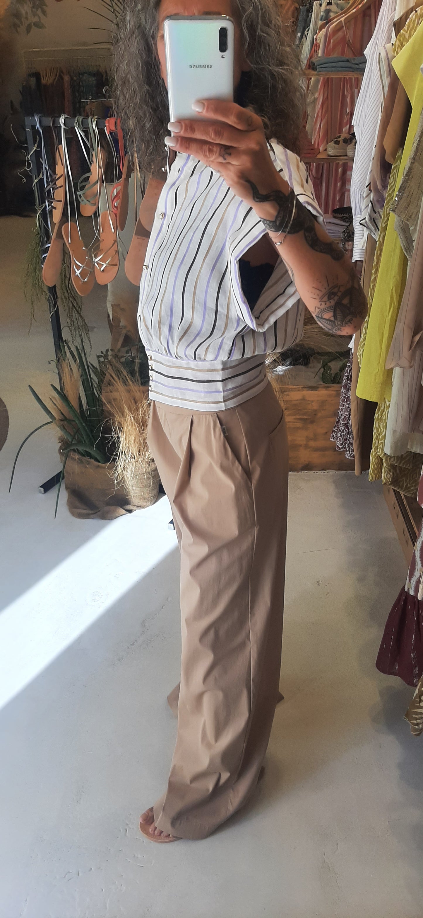JJ - Camicia con bottoni stripes - CA182