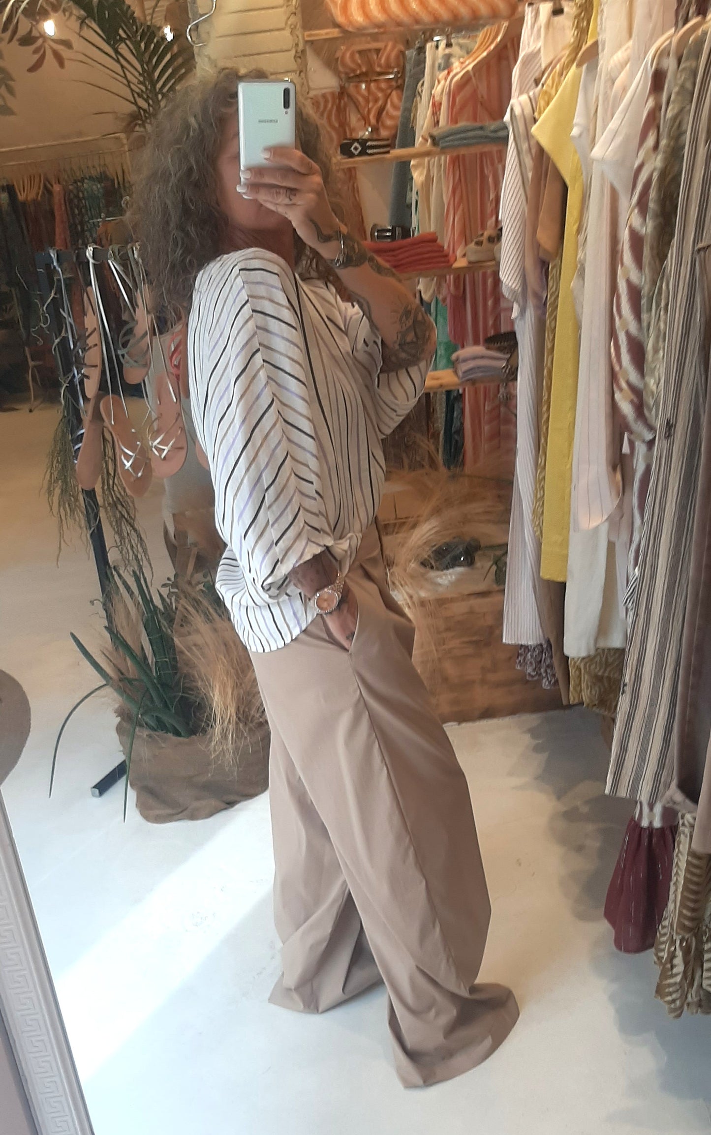 JJ - Blusa manica stripes - BL183