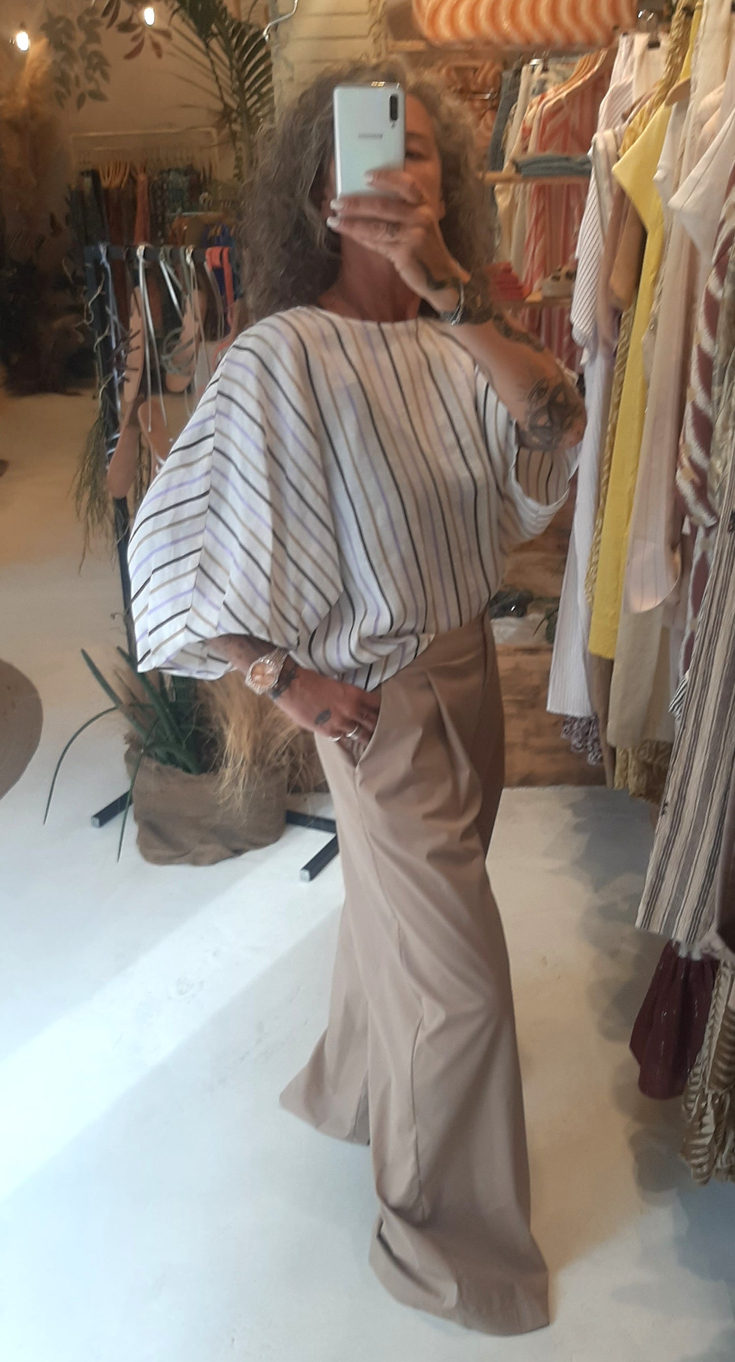JJ - Blusa manica stripes - BL183