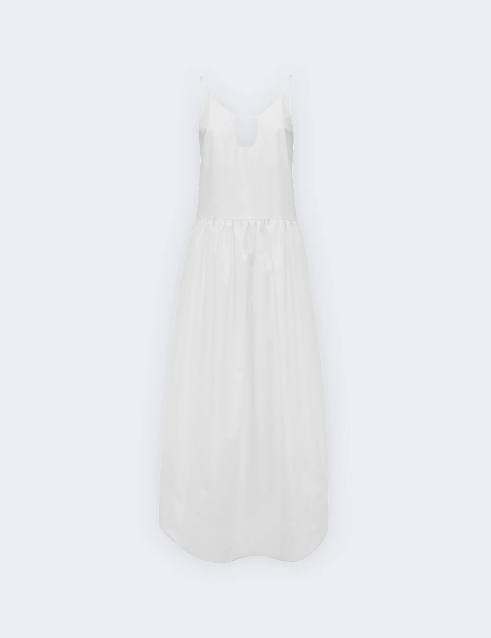 JJ - Abito smanicato in cotone - white AB129