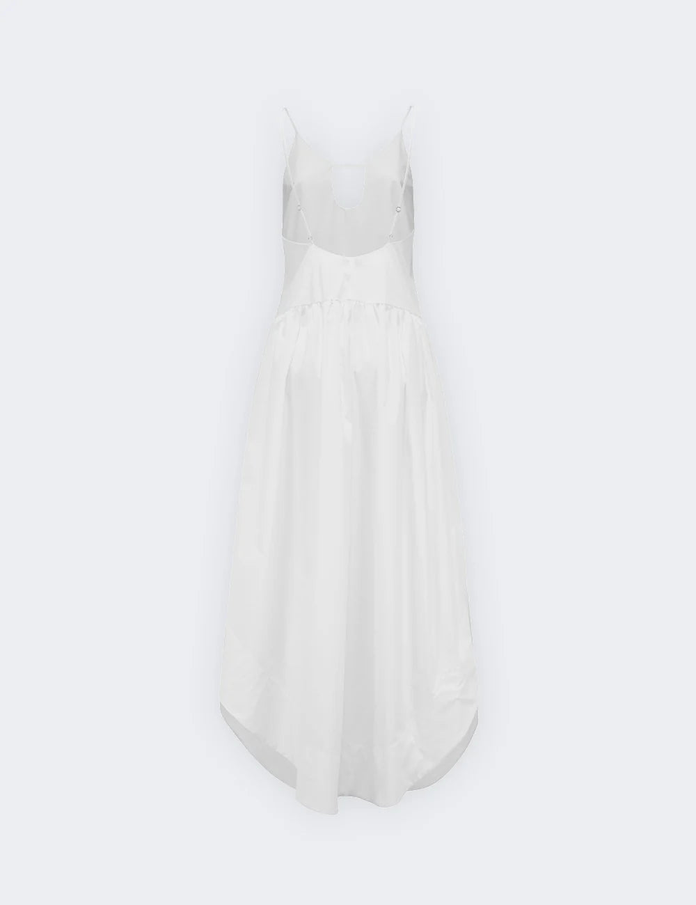 JJ - Abito smanicato in cotone - white AB129