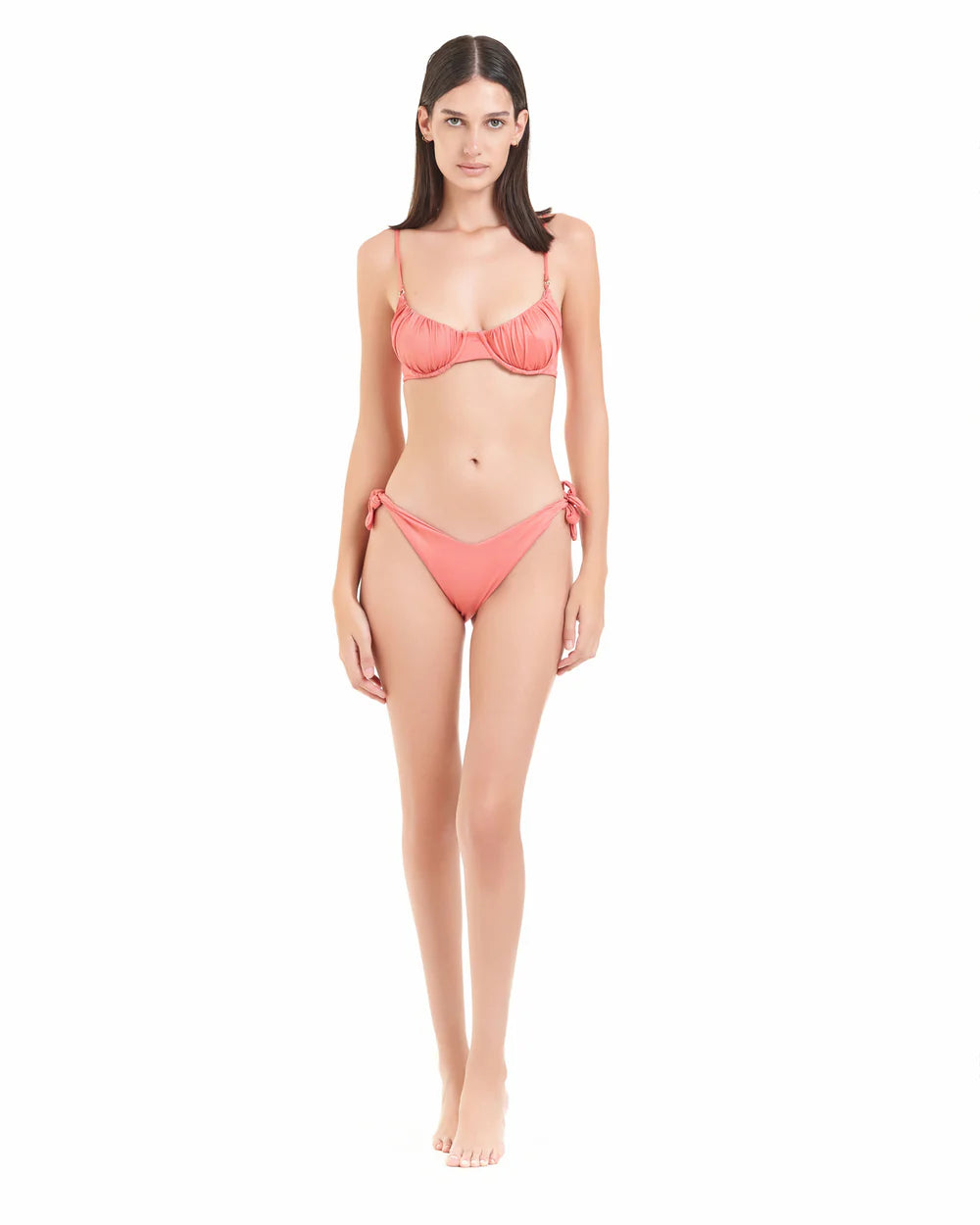 CT - Bikini balconcino in microfibra - rosa 0056
