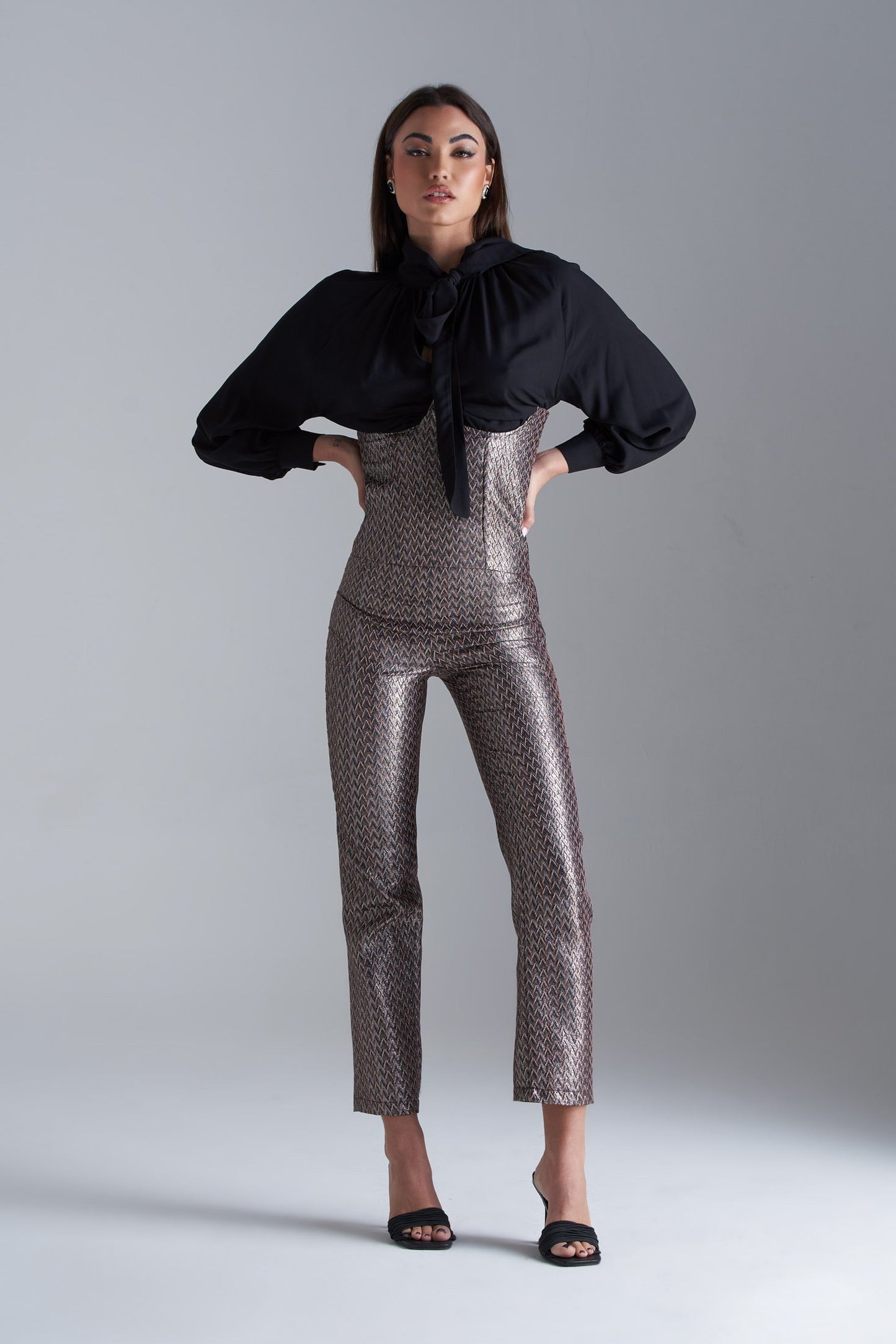 PHO - Pantalone spigato - pink 5420005