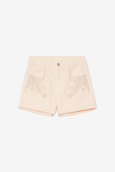 GYPSY - Shorts con tasche ricamate - avorio ENERO