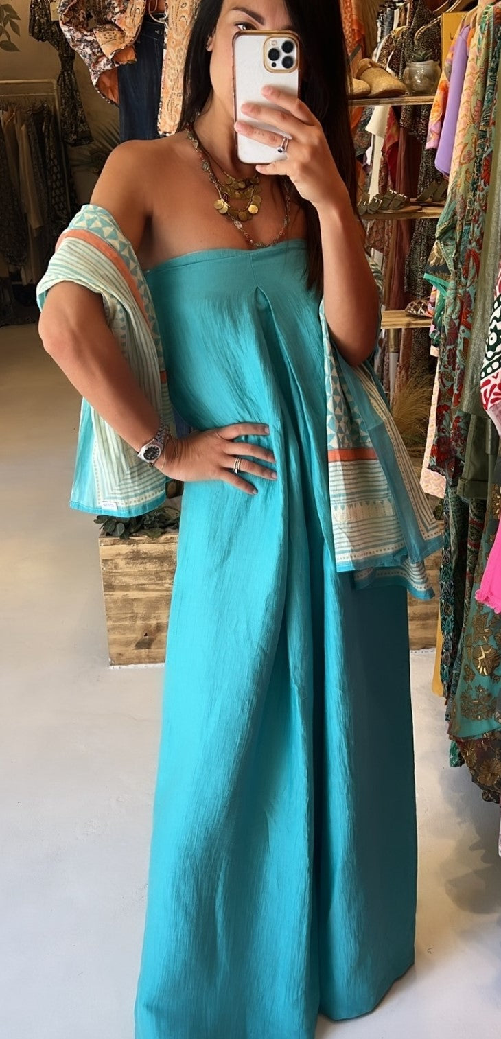 JJ - Jumpsuit senza spallina - Baltico TU136