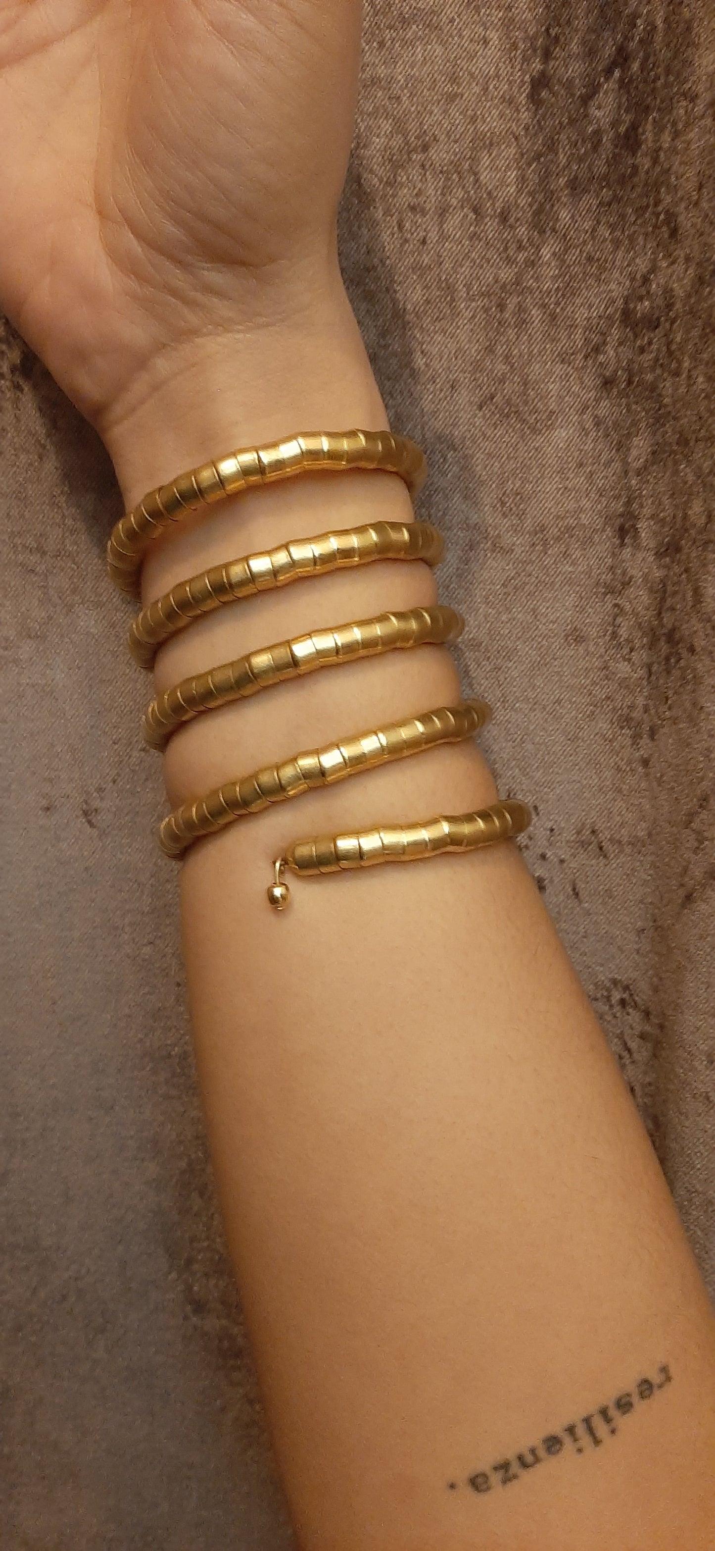 BJ - Bracciale a molla - brass