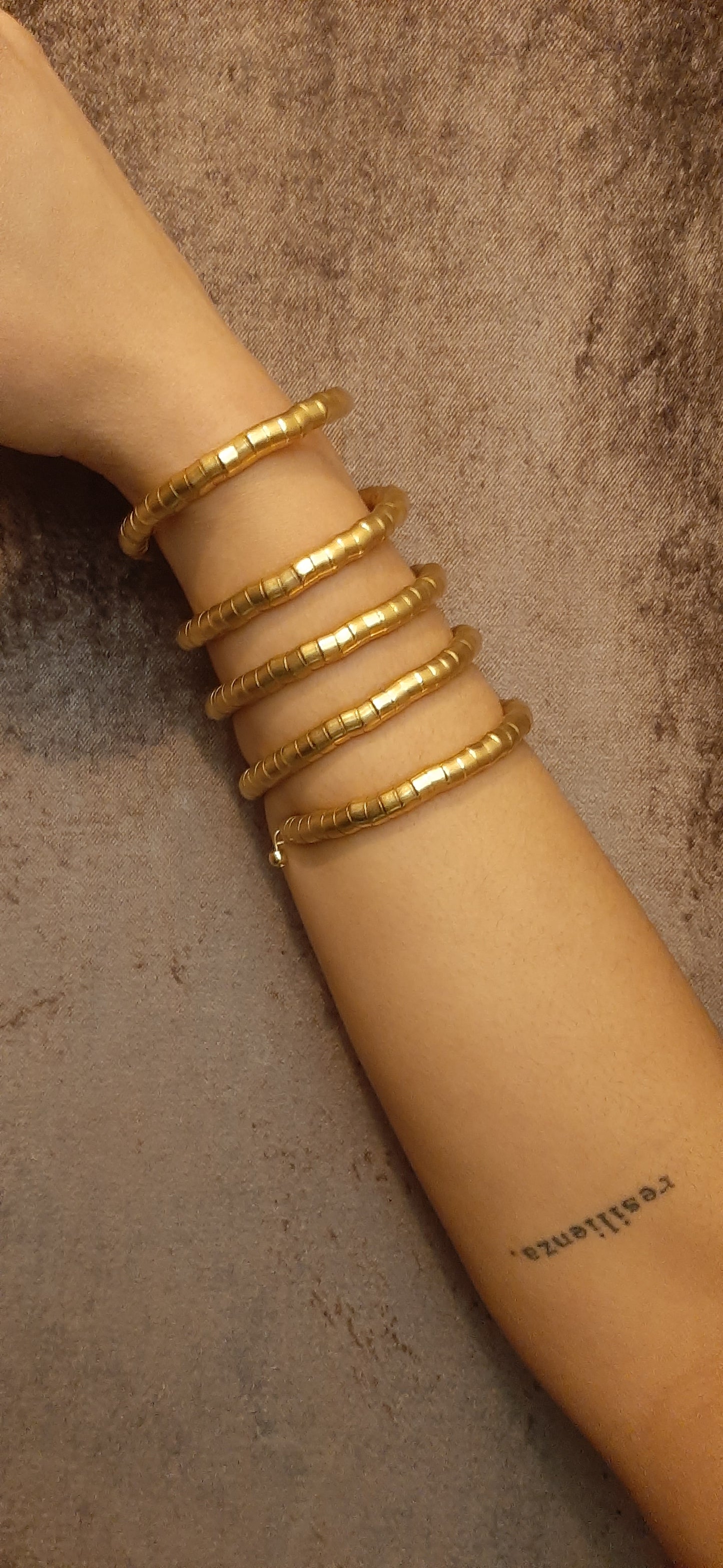 BJ - Bracciale a molla - brass