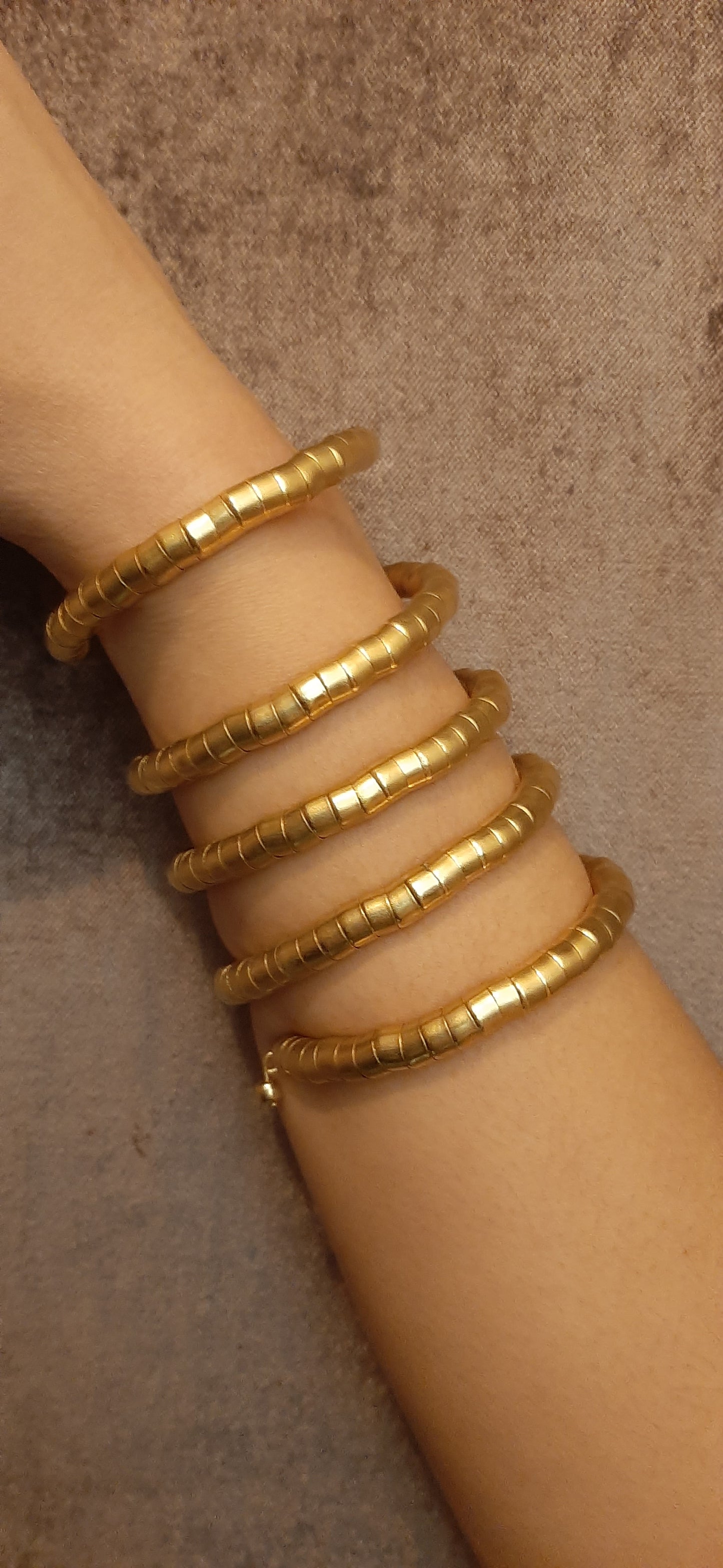 BJ - Bracciale a molla - brass