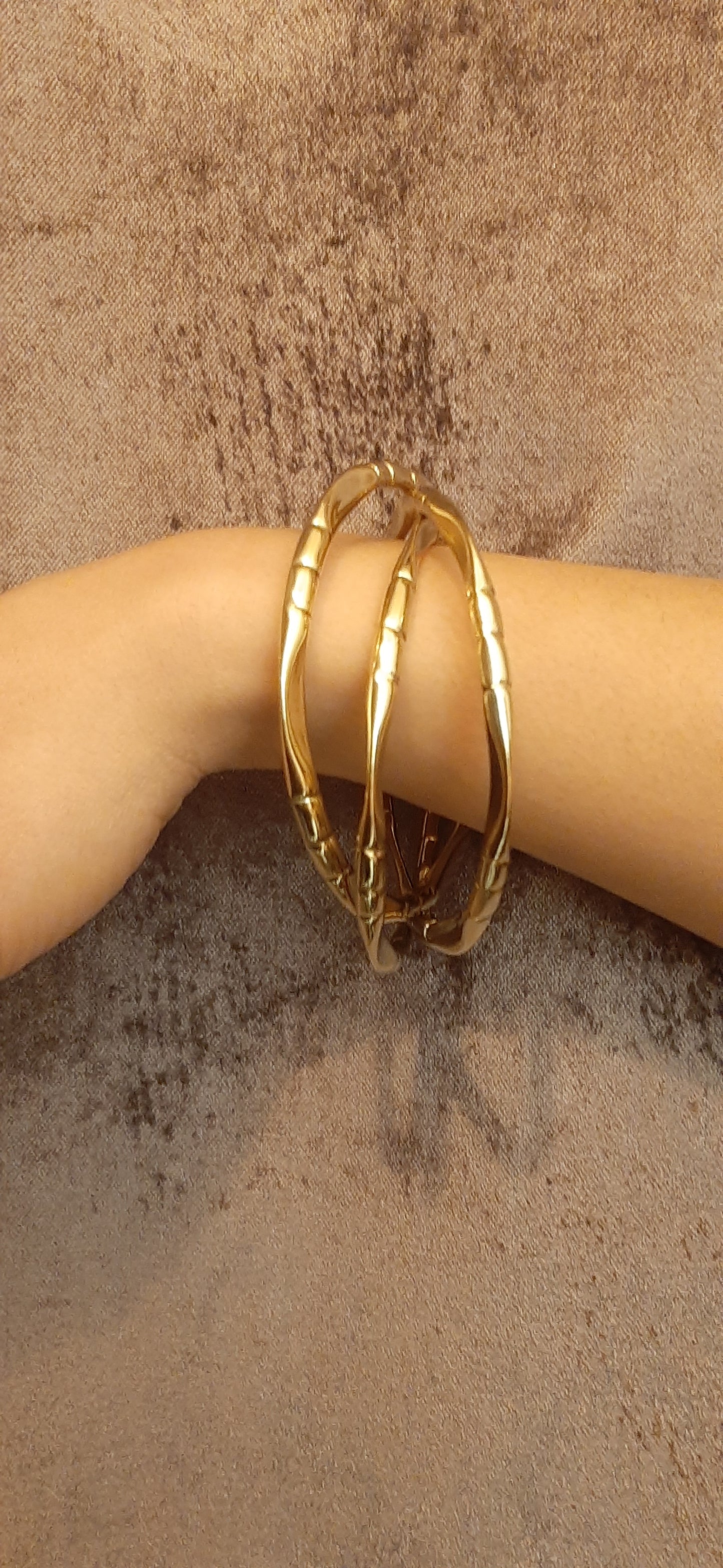 BJ - Bracciale rigido 3 pezzi - brass