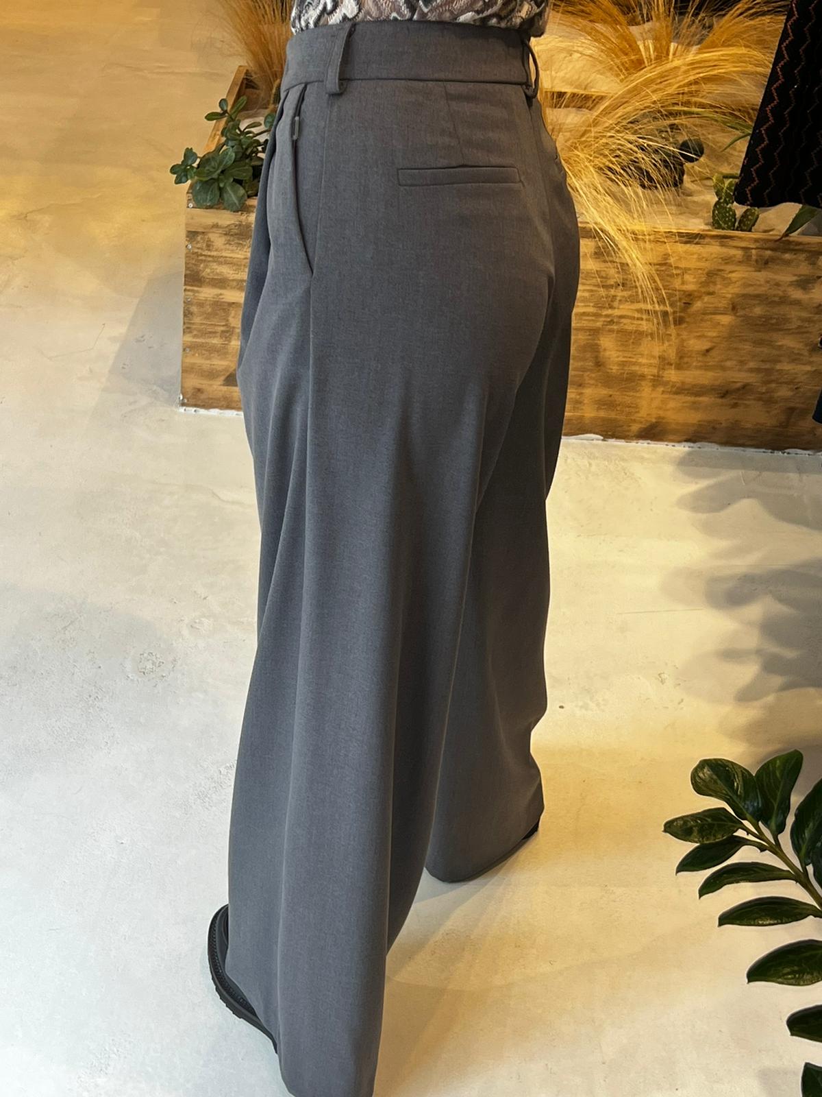 JJ - Pantalone a palazzo - grigio PA014