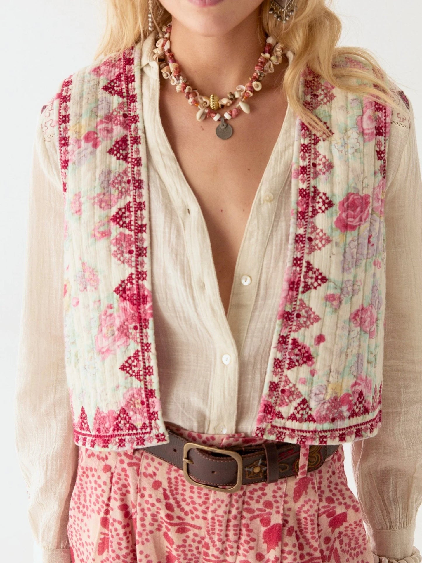 MH - Gilet Ramona - candy roses